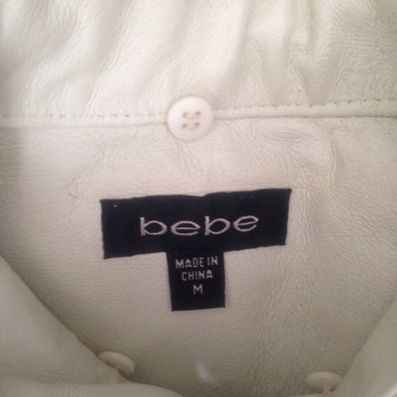 Y2K bebe Ivory Fur Front Sweater Jacket - Picture 5 of 7